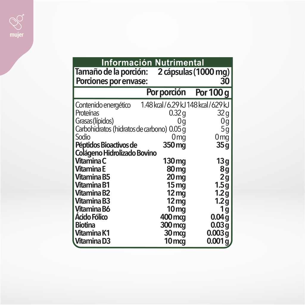 Biotina 300 Complex 60 Caps de 500 mg