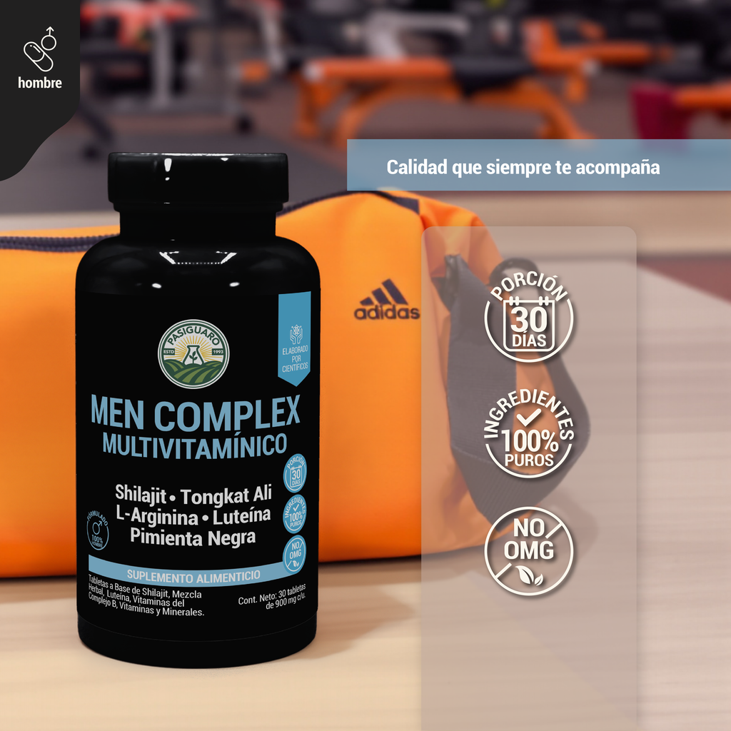 MEN COMPLEX MULTIVITAMÍNICO 30 TABLETAS DE 900 MG