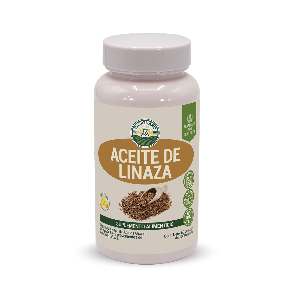 Aceite de Linaza 60 Cápsulas de 1000 mg