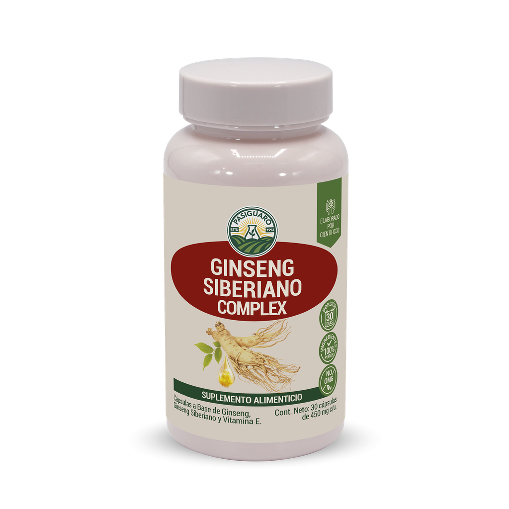 [15-141] Ginseng Siberiano Complex 30  Cápsulas de 450 mg