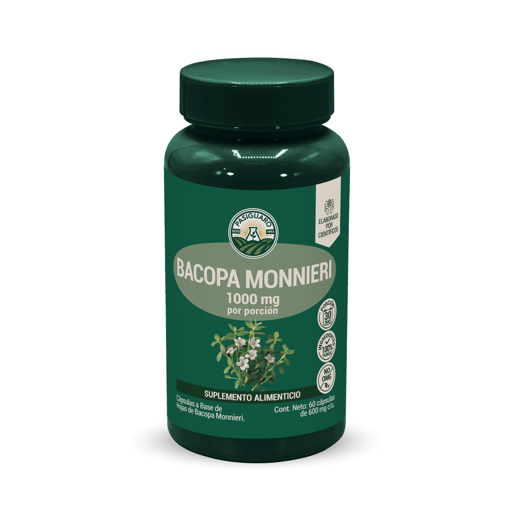 [15-097] Bacopa Monnieri 60 caps de 600 mg