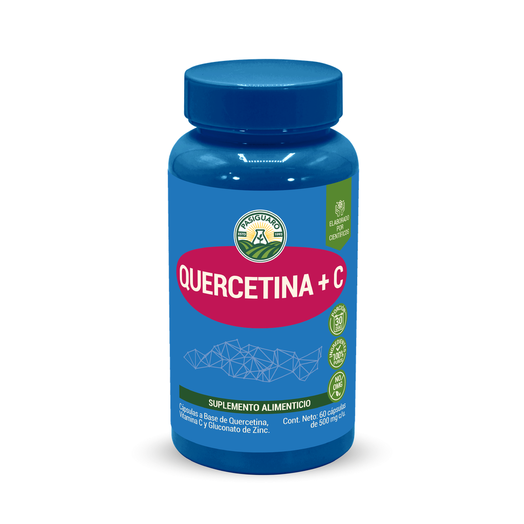 [15-109] Quercetina + C 60 cápsulas de 500 mg